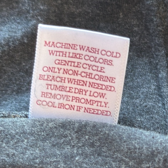 Charcoal gray high-rise stirrup yoga leggings, size L - Picture 8 of 8